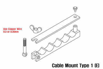 WW2 German Cable Mount set